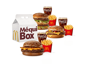 Méqui Box Clássico para 3